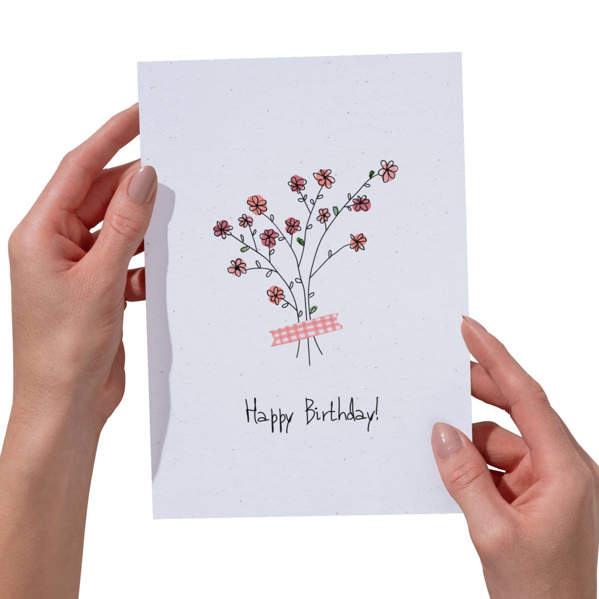 Geschenkkarte in Grußkarte mit Umschlag - per Post