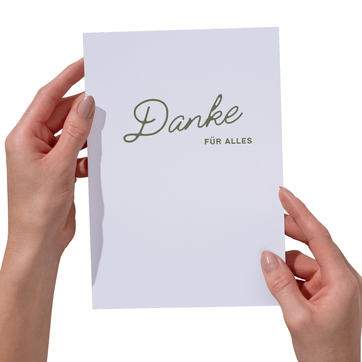 Geschenkkarte in Grußkarte mit Umschlag - per Post